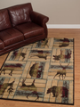 Deer Elk Moose Area Rug Lodge D'eco | United Weavers | 511-32475