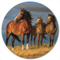 Horse Lazy Susan "On Alert" | Wood Graphixs | LSOA