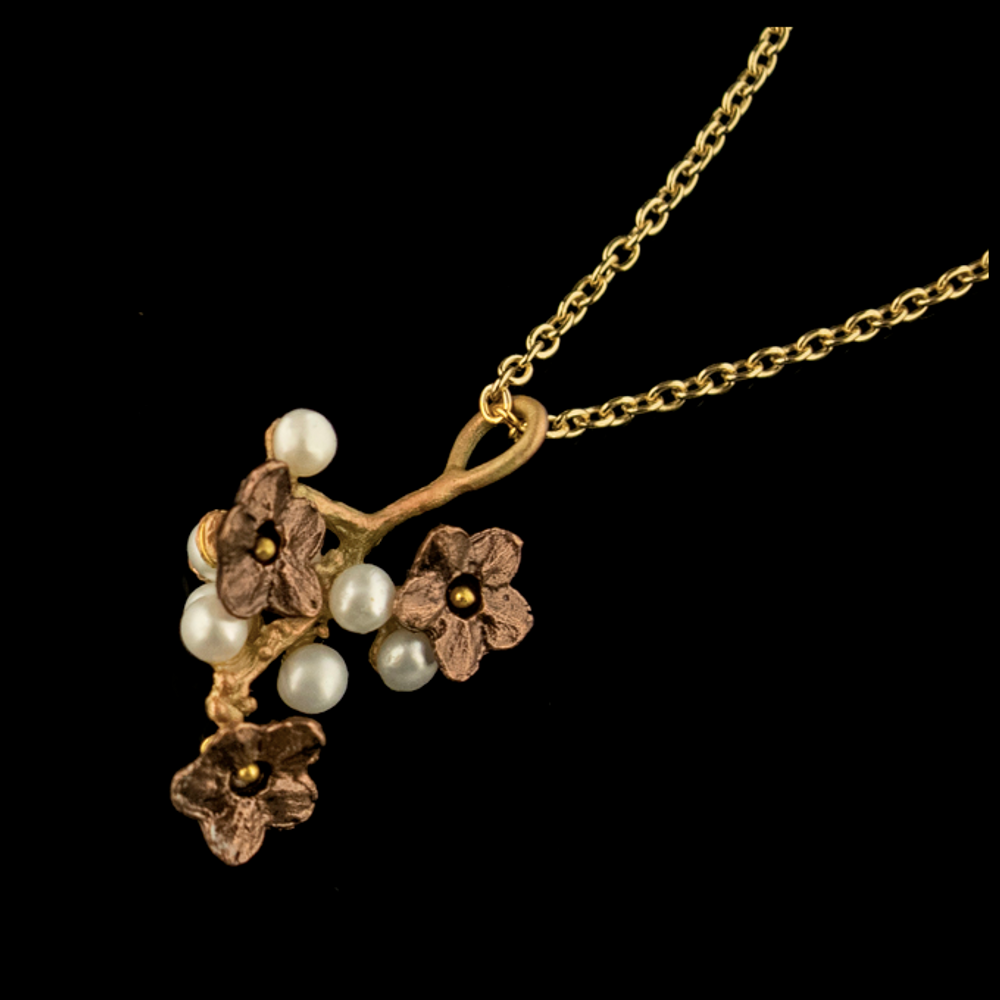 Ume Japanese Plum Blossom pendant (with optional chain)