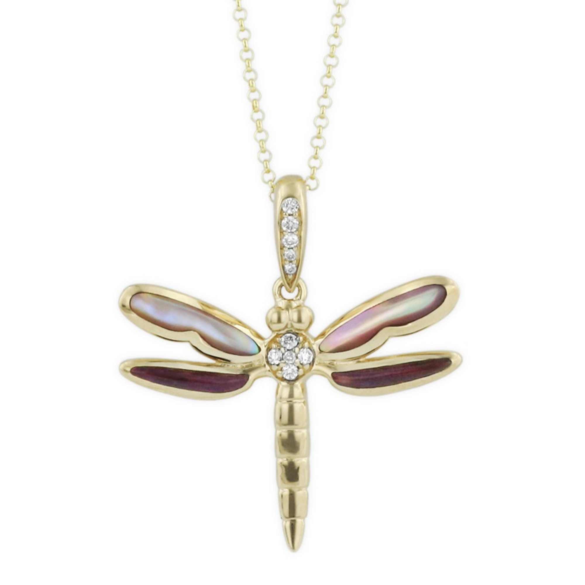 Dragonfly Necklace | Larissa Loden | Minimalist Hand-drawn Laser Cut Dragonfly  Gold Fill Necklace