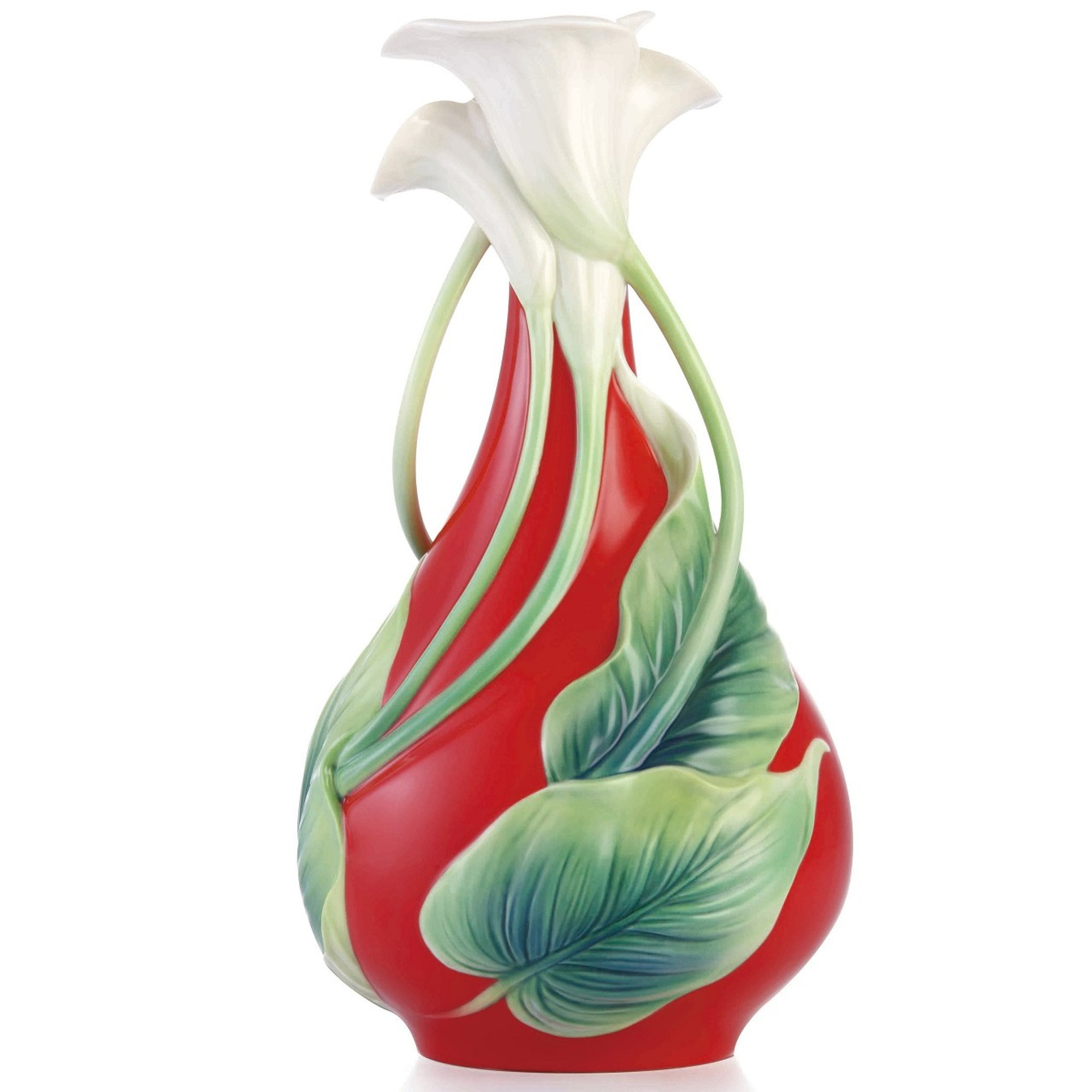 Calla Lily Vase Porcelain Calla Lily Vase FZ03359 Franz Porcelain