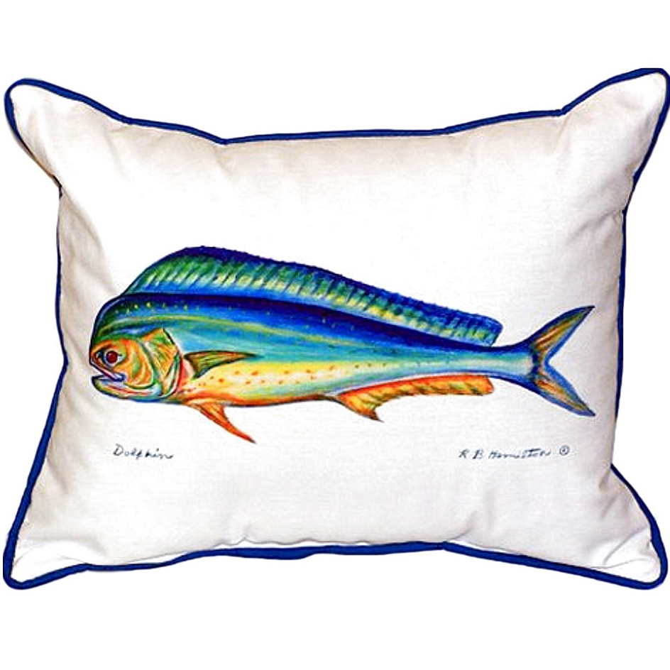 mahi mahi pillow