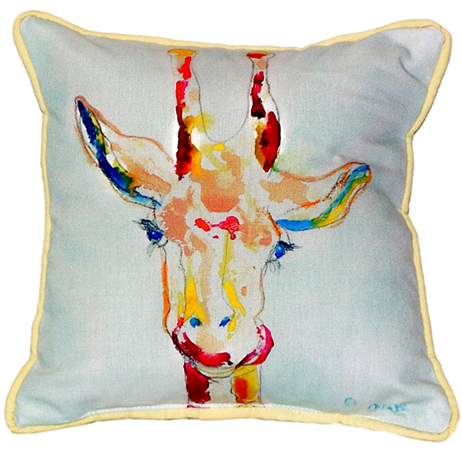 Giraffe Indoor Outdoor Pillow 22x22 Indoor Outdoor Pillow