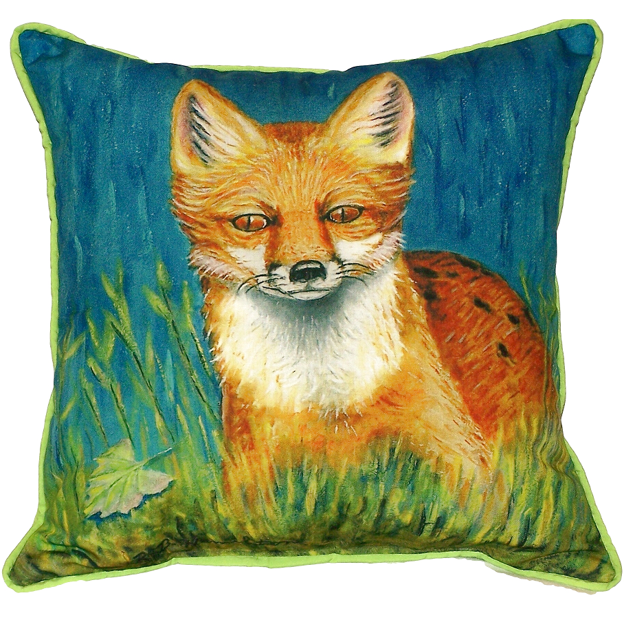red fox pillow