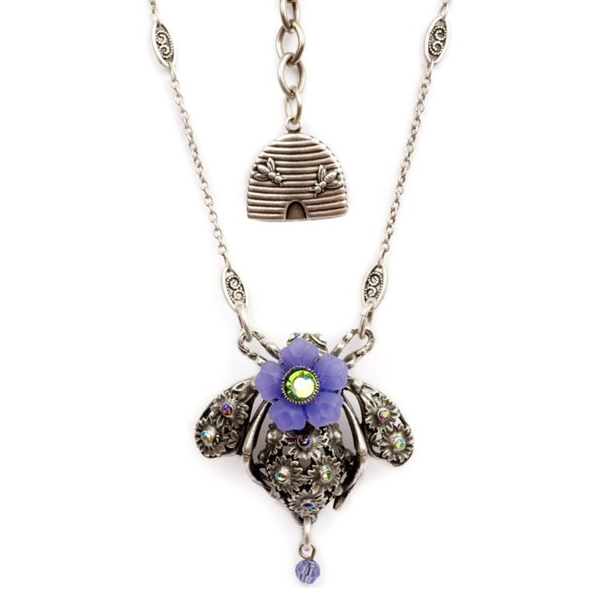 Double Layered Bee Necklace - Tribal Studios