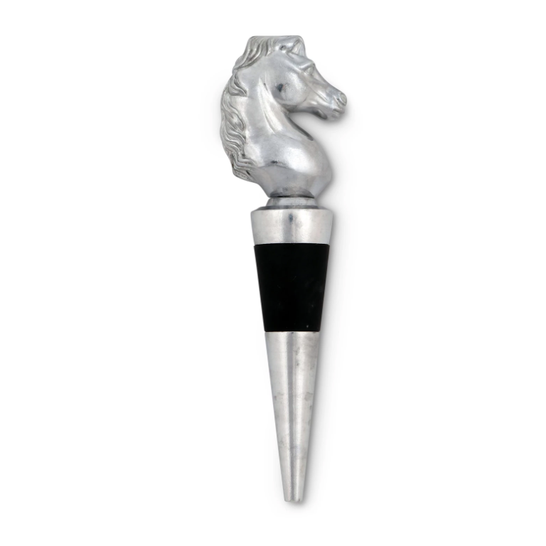 Arthur Court Horsehead Bottle Stopper - Thumbnail 4