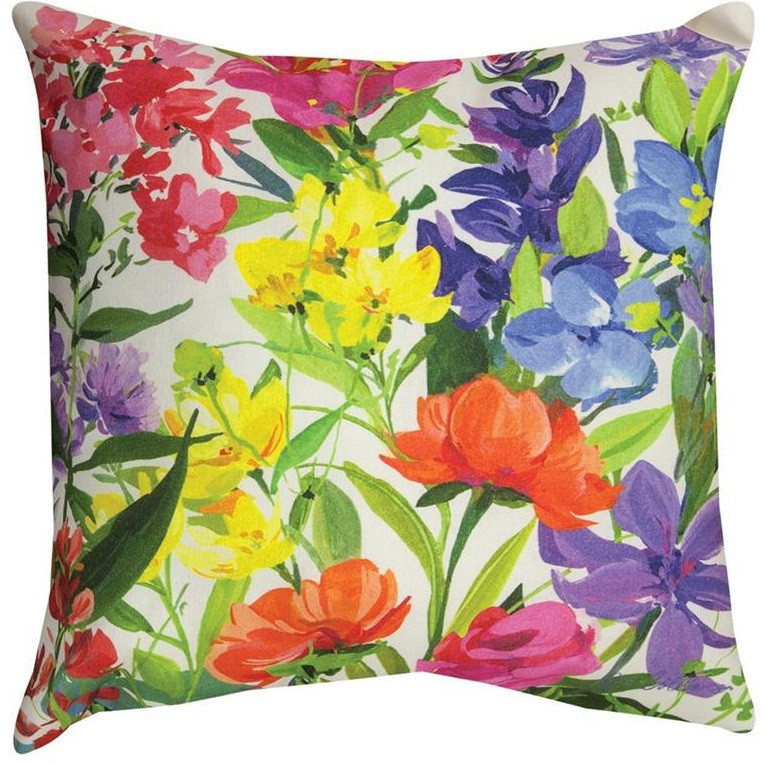 outdoor floral pillows