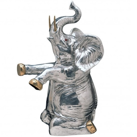 Elephant Wine Cooler | Aluminum | Arthur Court