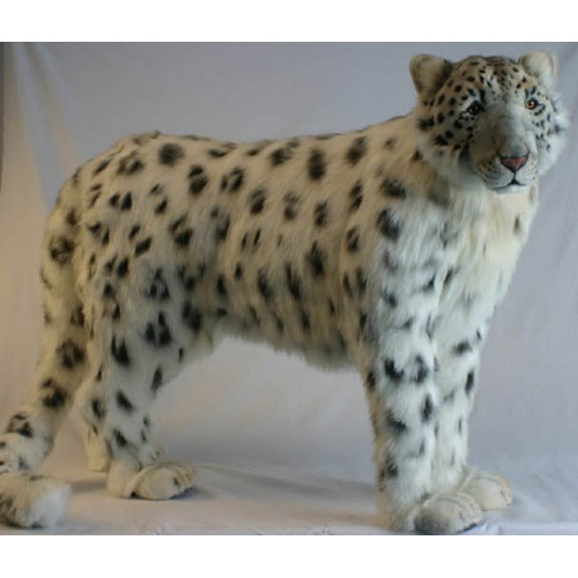 life size snow leopard stuffed animal