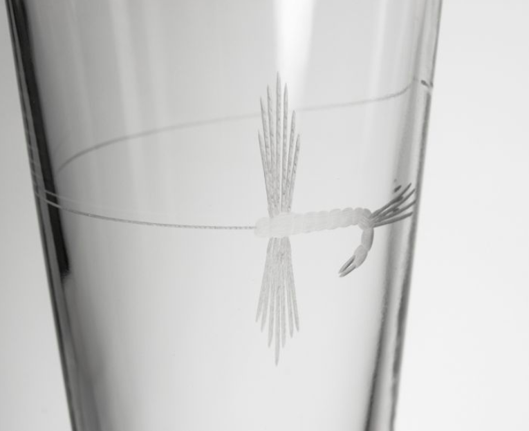 Rolf Glass Fly Fishing Beer Glass - Thumbnail 3