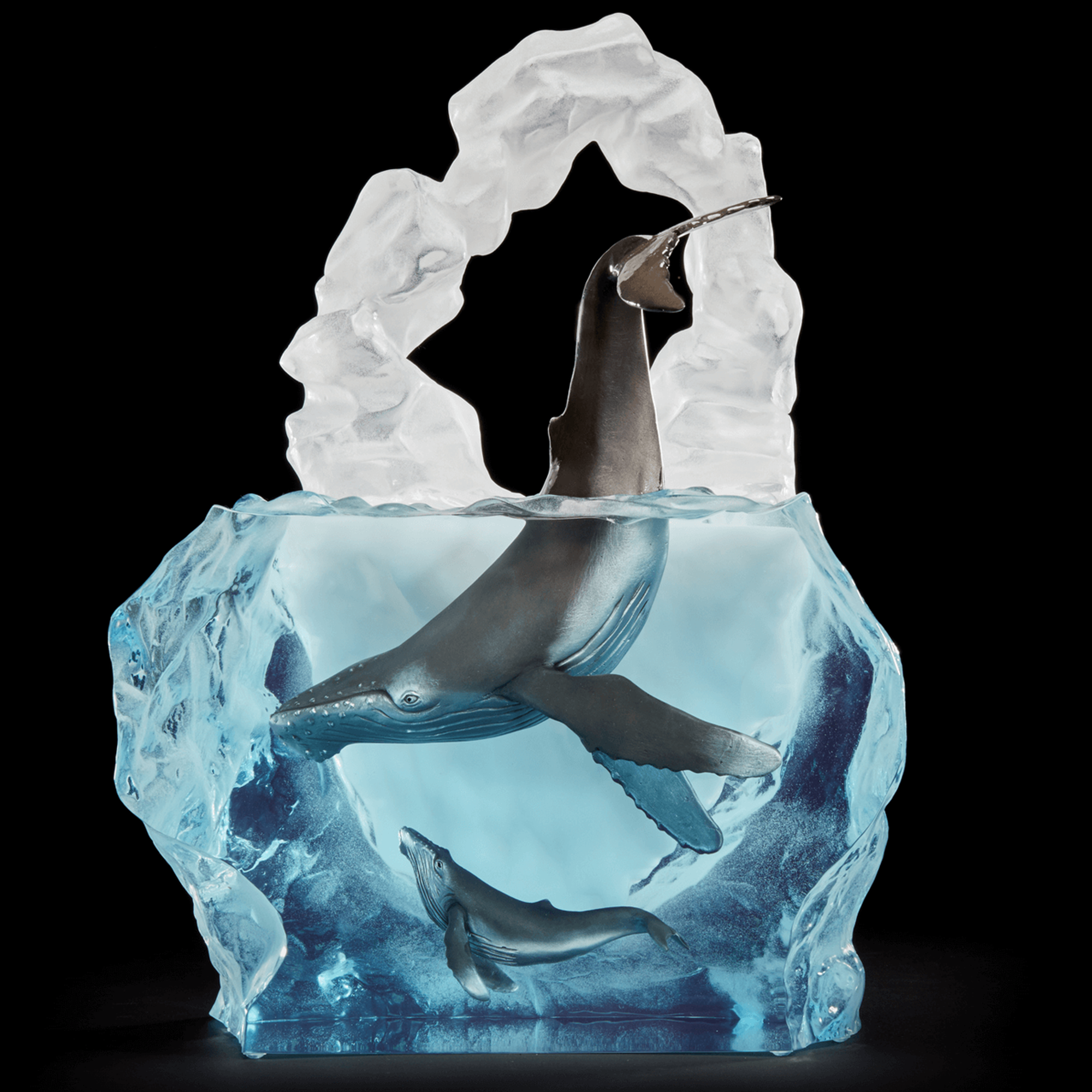 Vintage Ice Art Ice Sculpture Dolphin Mold