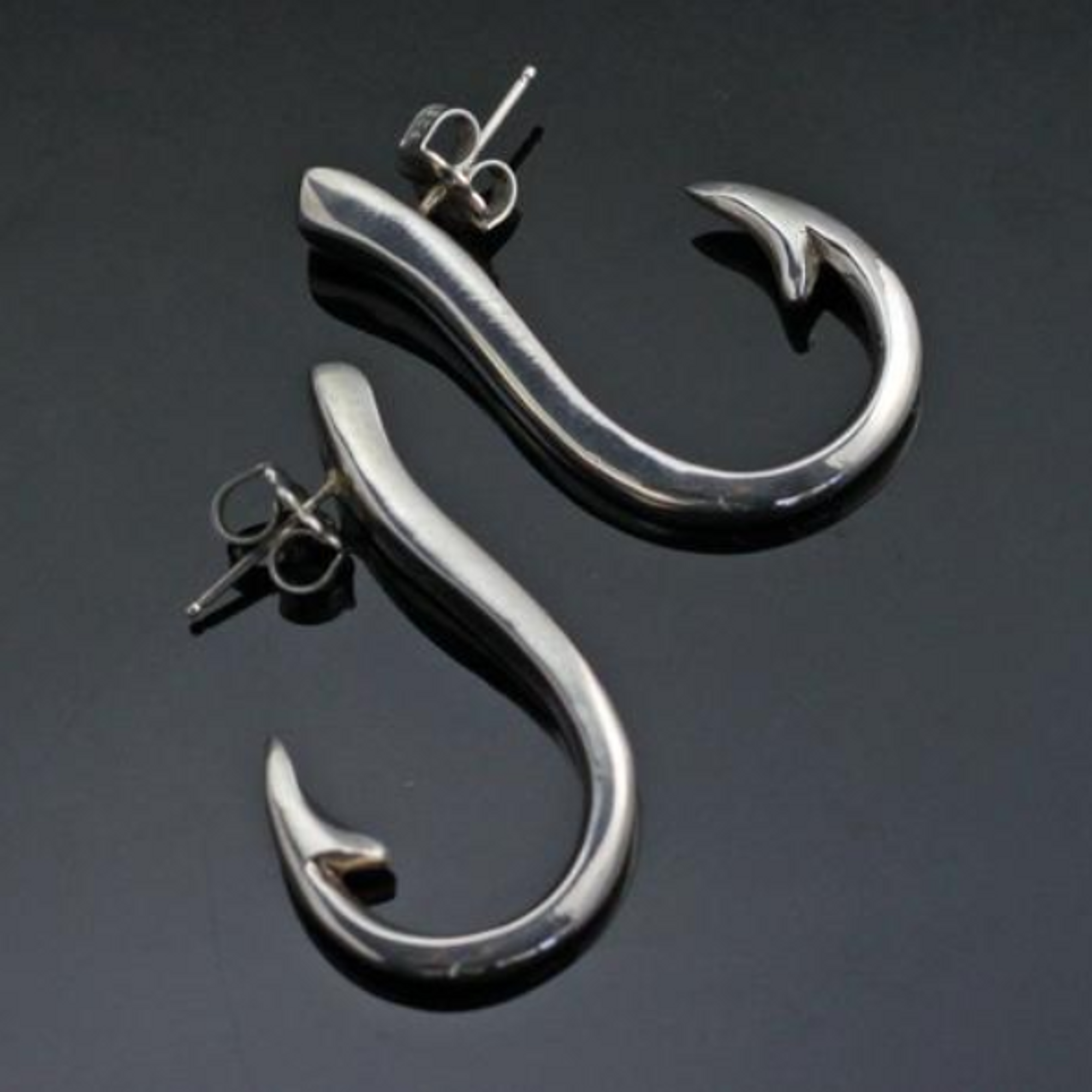 Metal Geometric Fish Hook Earrings  Fish hook earrings, Earrings, Hook  earrings