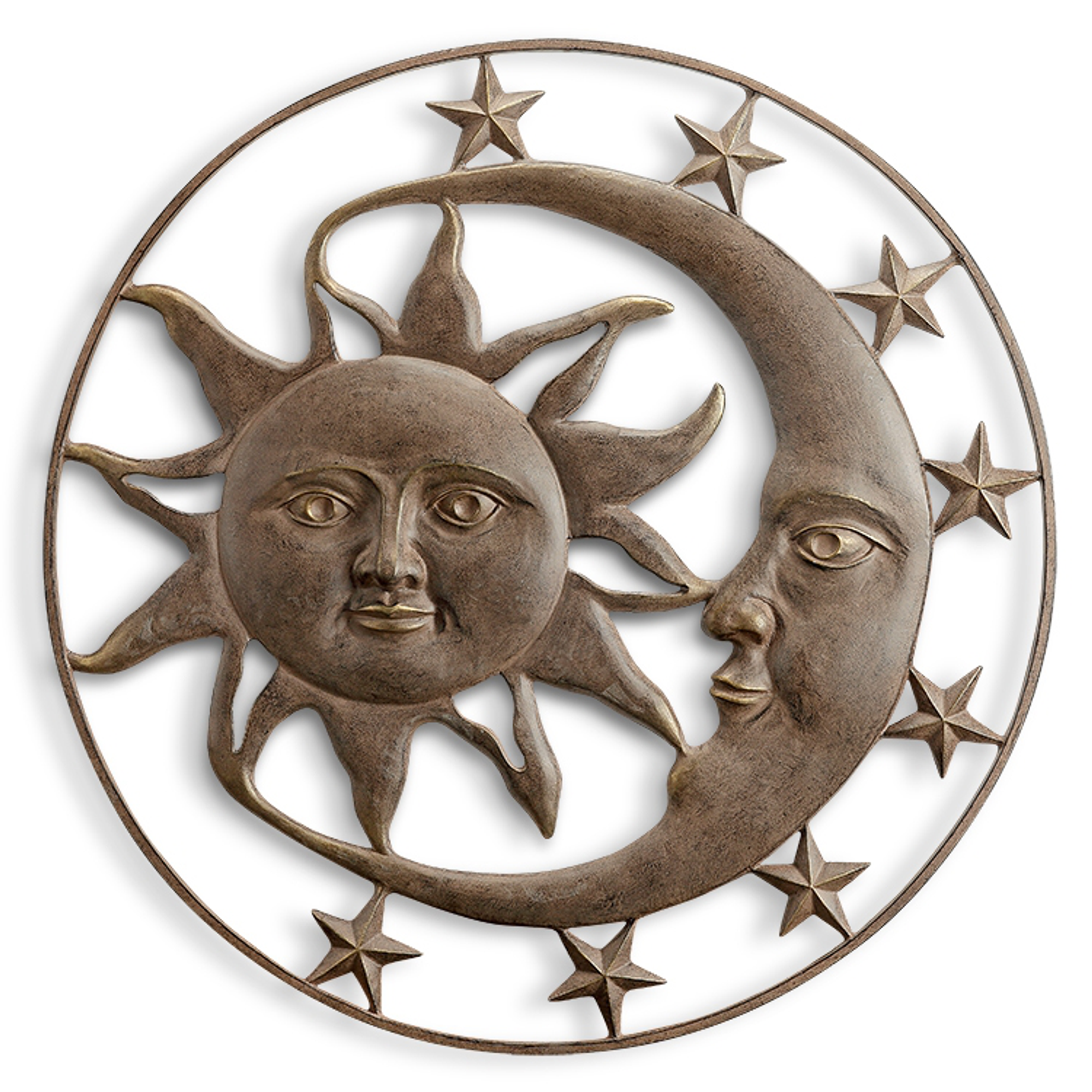 Sun and Moon Wall Plaque 