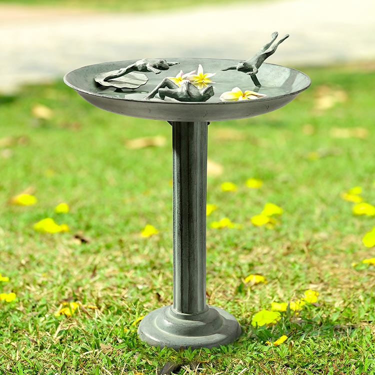 Frog Diver Trio Birdbath Birdfeeder 34801 Spi Home