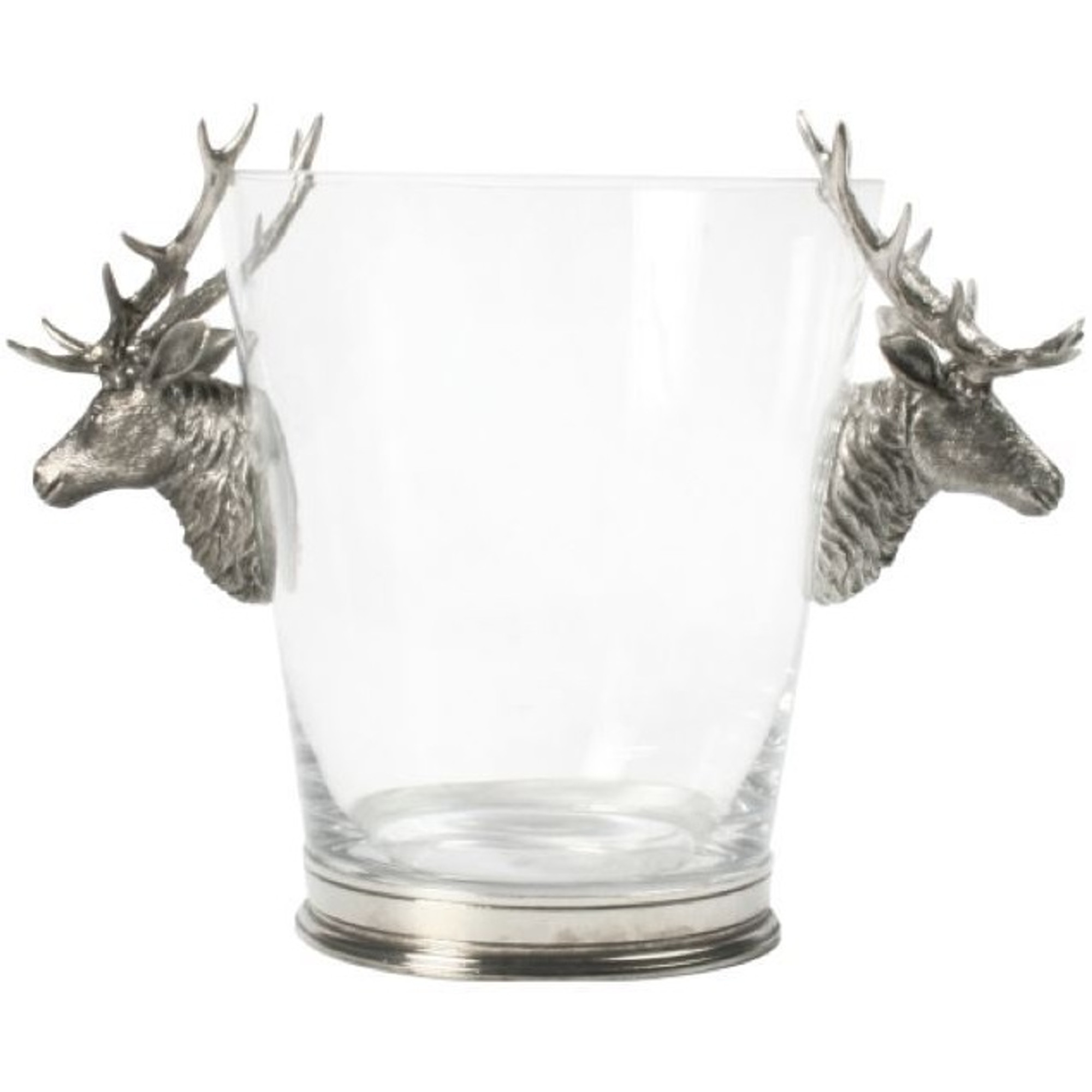 glass deer head