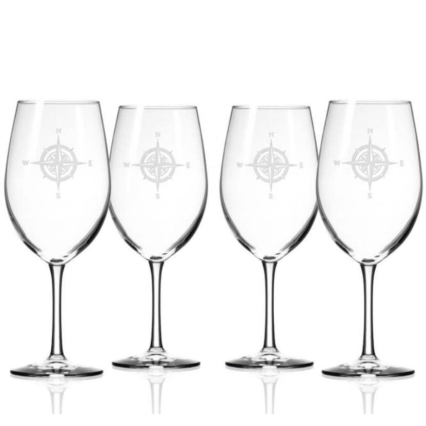Rolf Glass Compass Rose Wine Glass