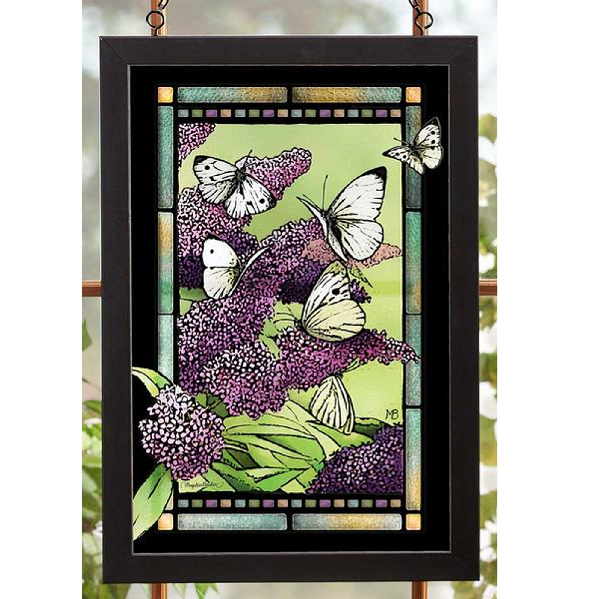 stained glass butterfly designs