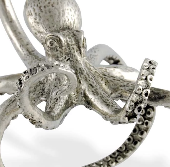 Vagabond House Octopus Napkin Ring - Thumbnail 2