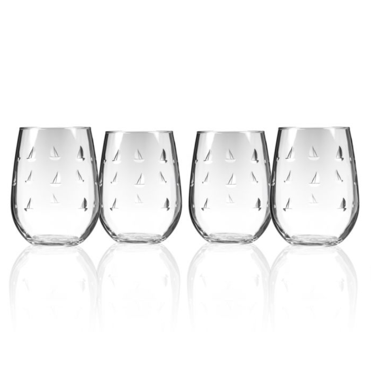 Rolf Glass Sailing Stemless Wine Glass
