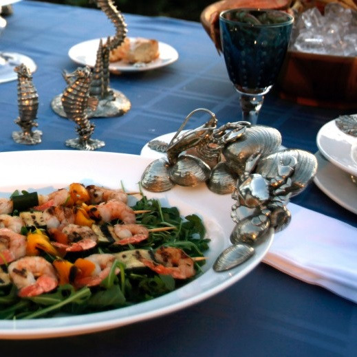 Crab Tray Pewter Vagabond House - Main Image