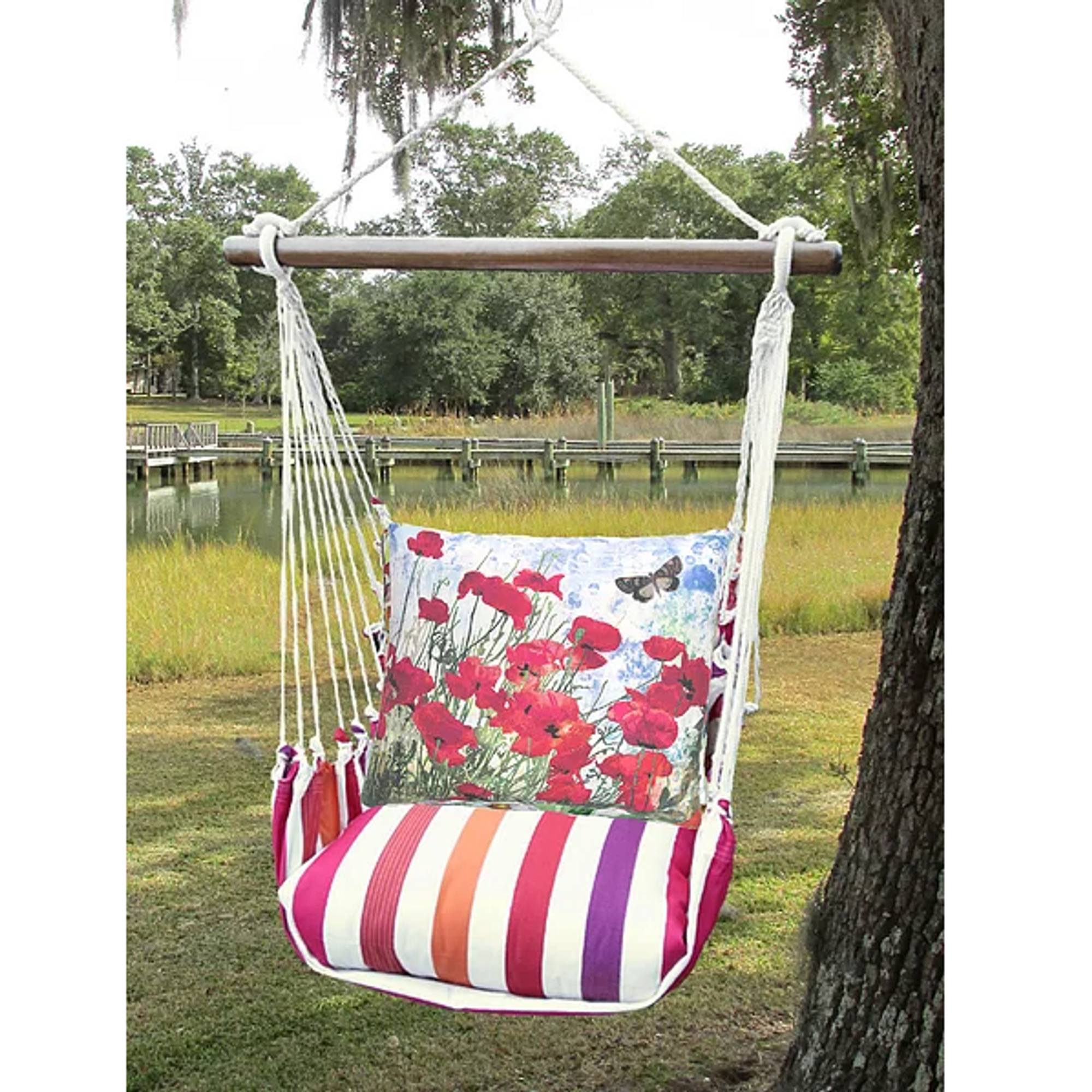 swing chair stripe