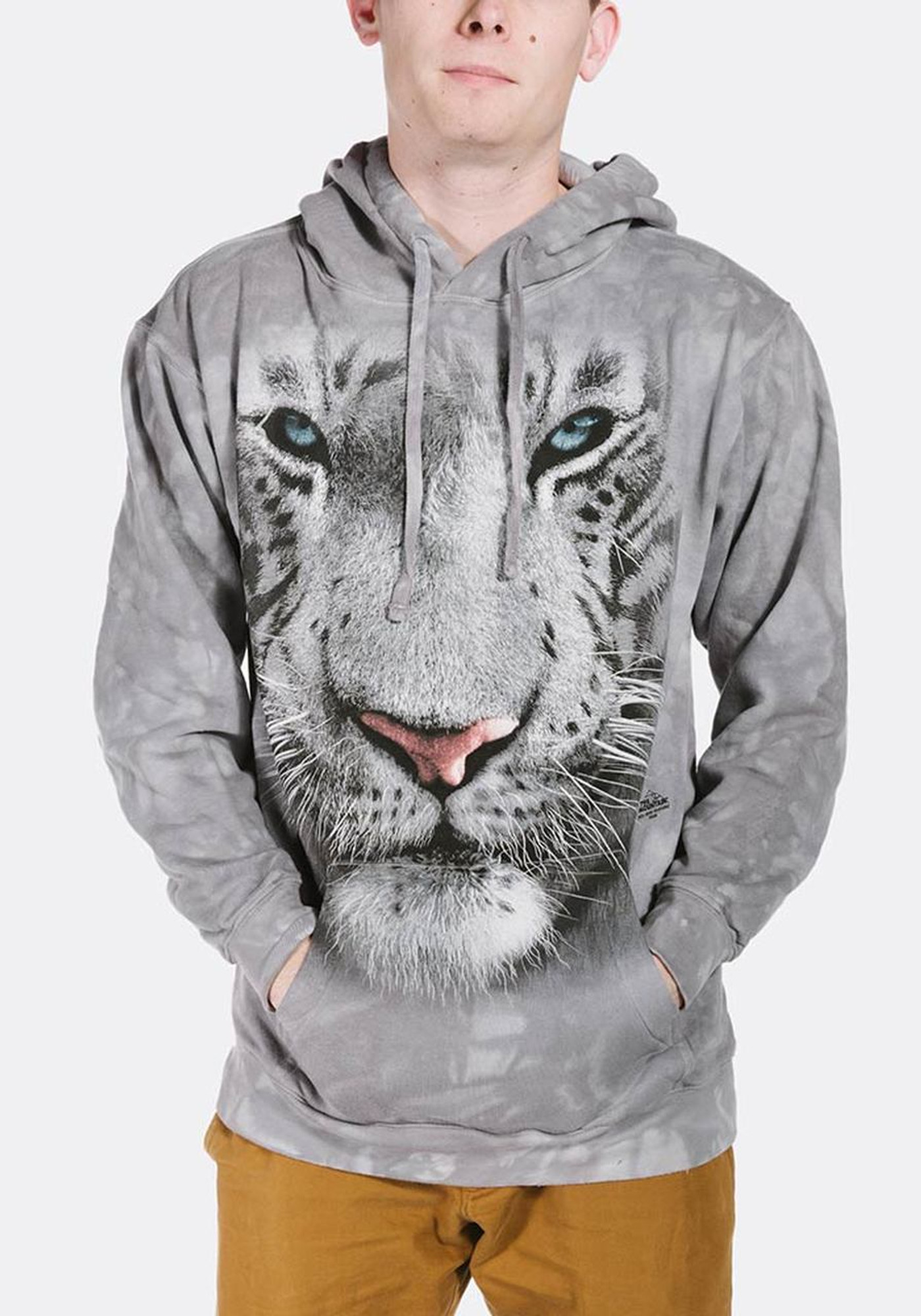 tiger face hoodie