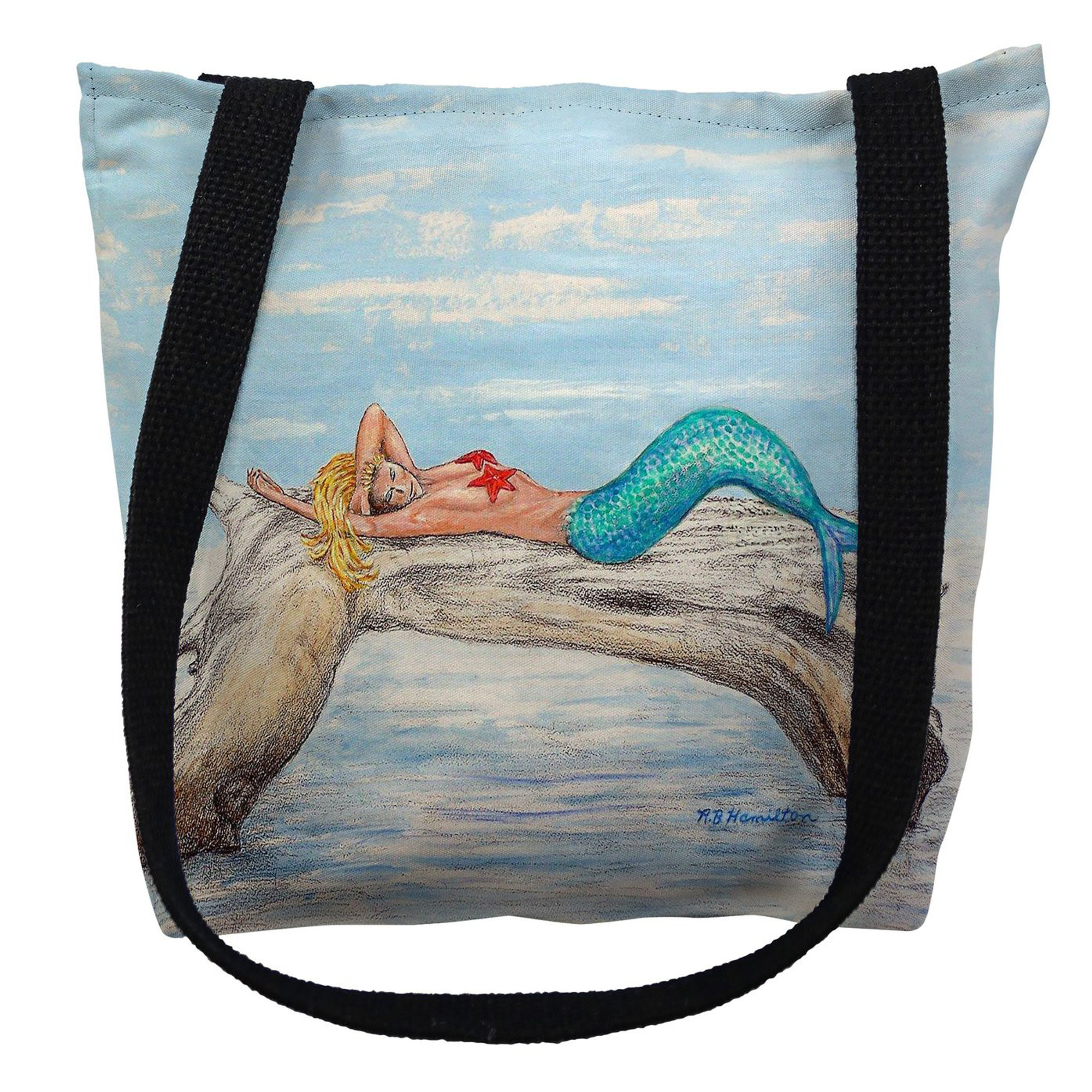 Waterproof Mermaid Lovers Birthday Gift Bags Handles - Temu