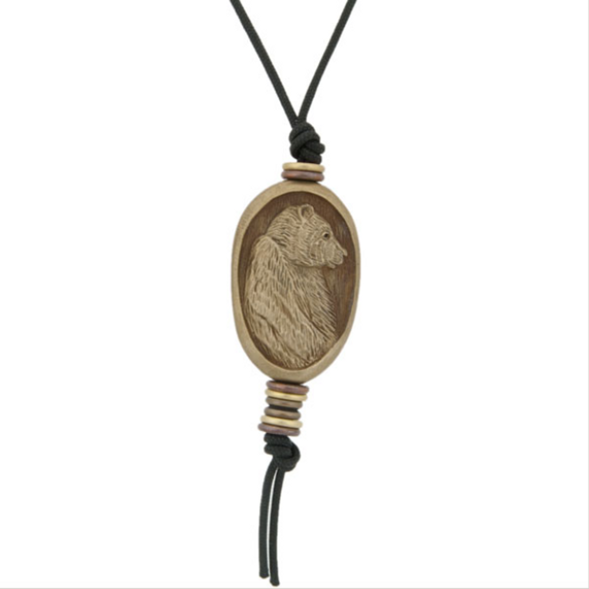 Bear Amulet Pendant | Bear Necklace | Richie Jewelry