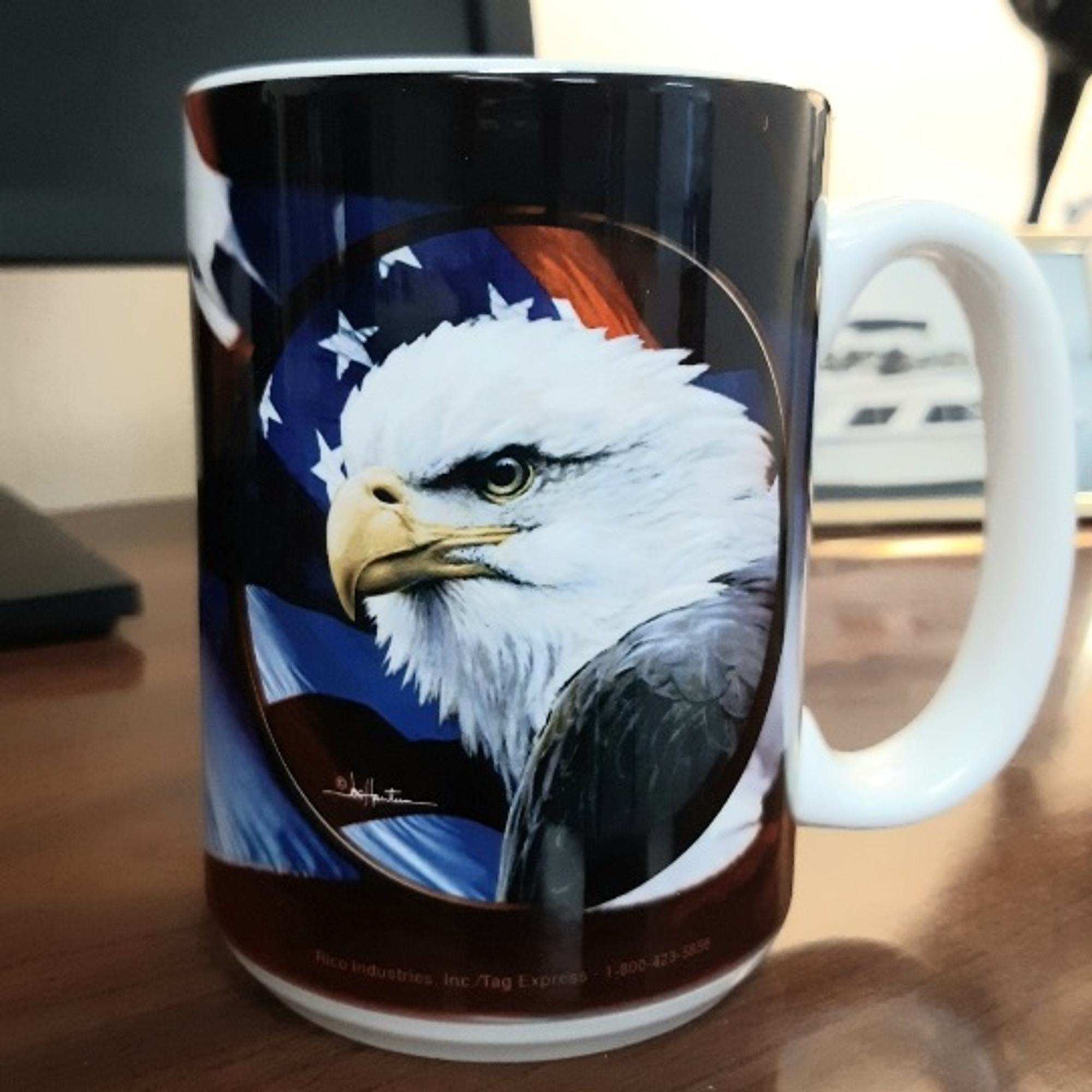  cfpolar Cool Bird Eagle Ceramic Mug, Funny Coffee Mugs