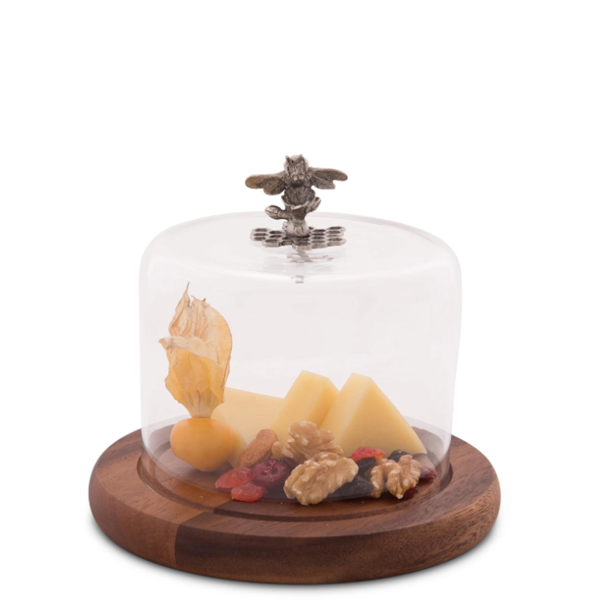 Honeybee Cheese Board with Glass Dome | Vagabond House