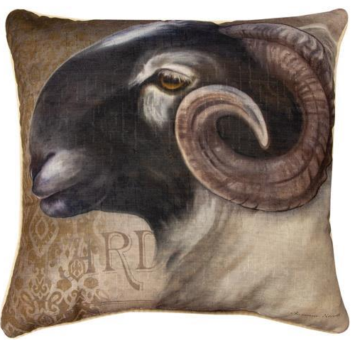 sheep throw pillow