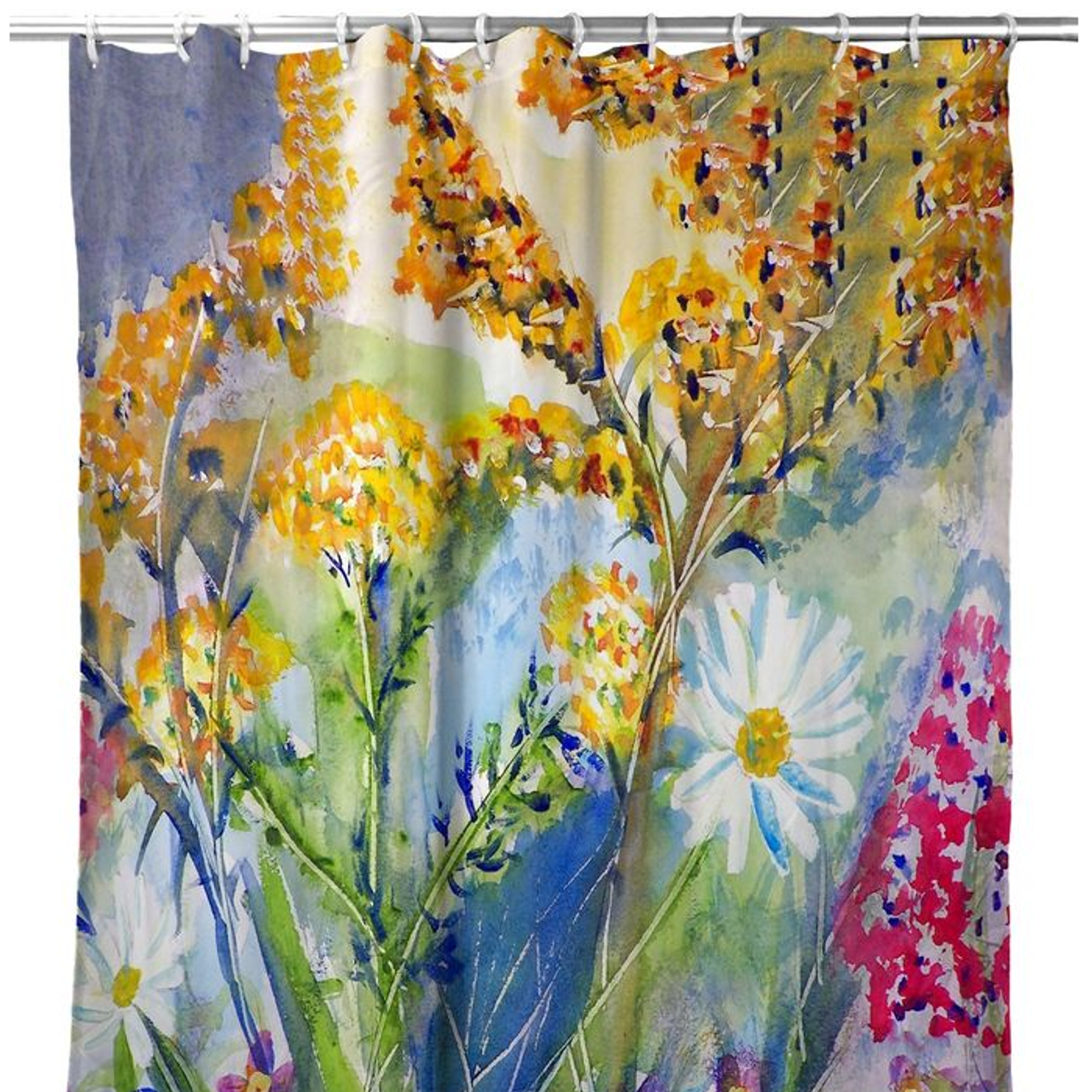 flower shower curtain