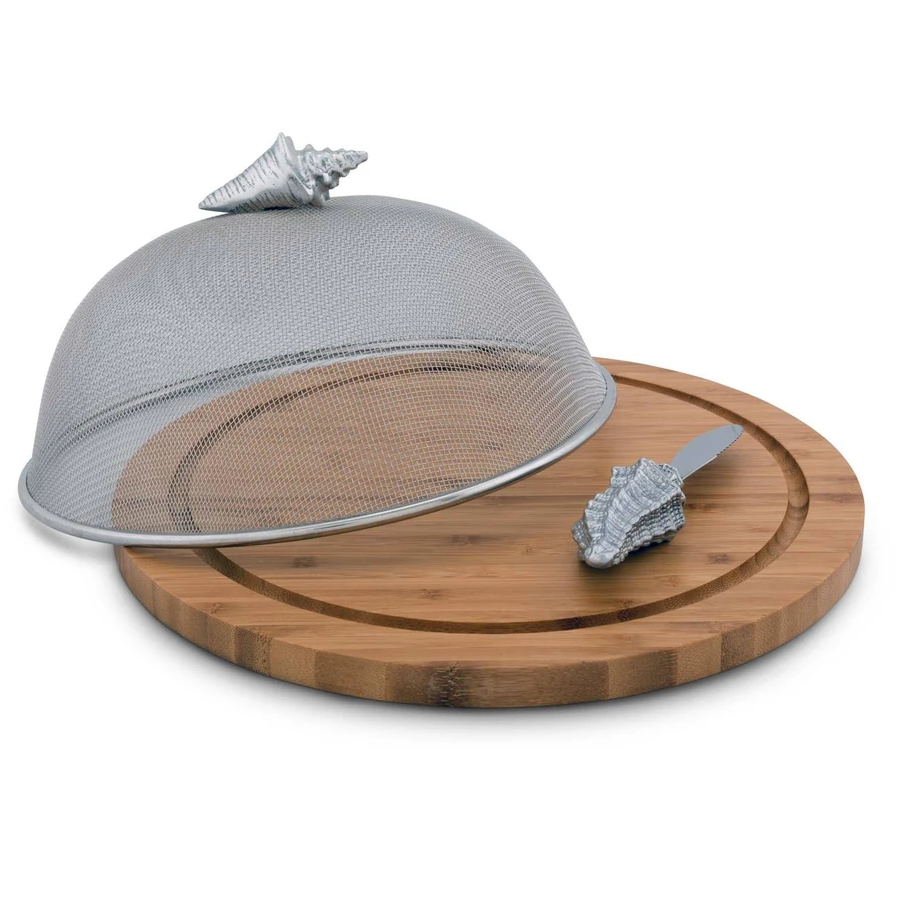 Arthur Court Designs Conch Shell Cheese Board Spreader - Thumbnail 2