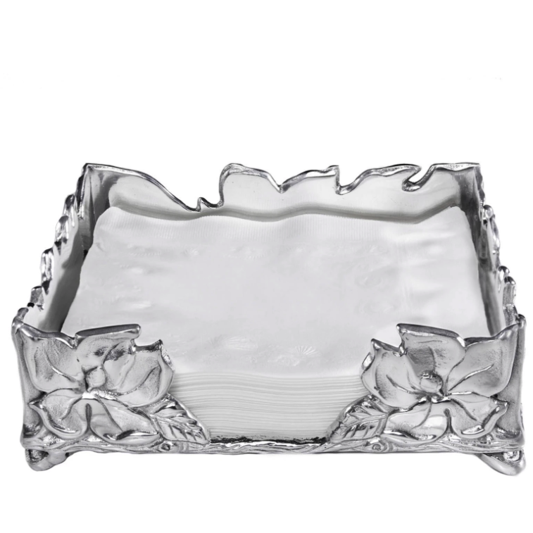 Arthur Court Designs Magnolia Napkin Box