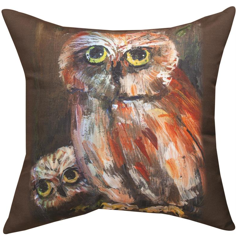 owl throw pillow