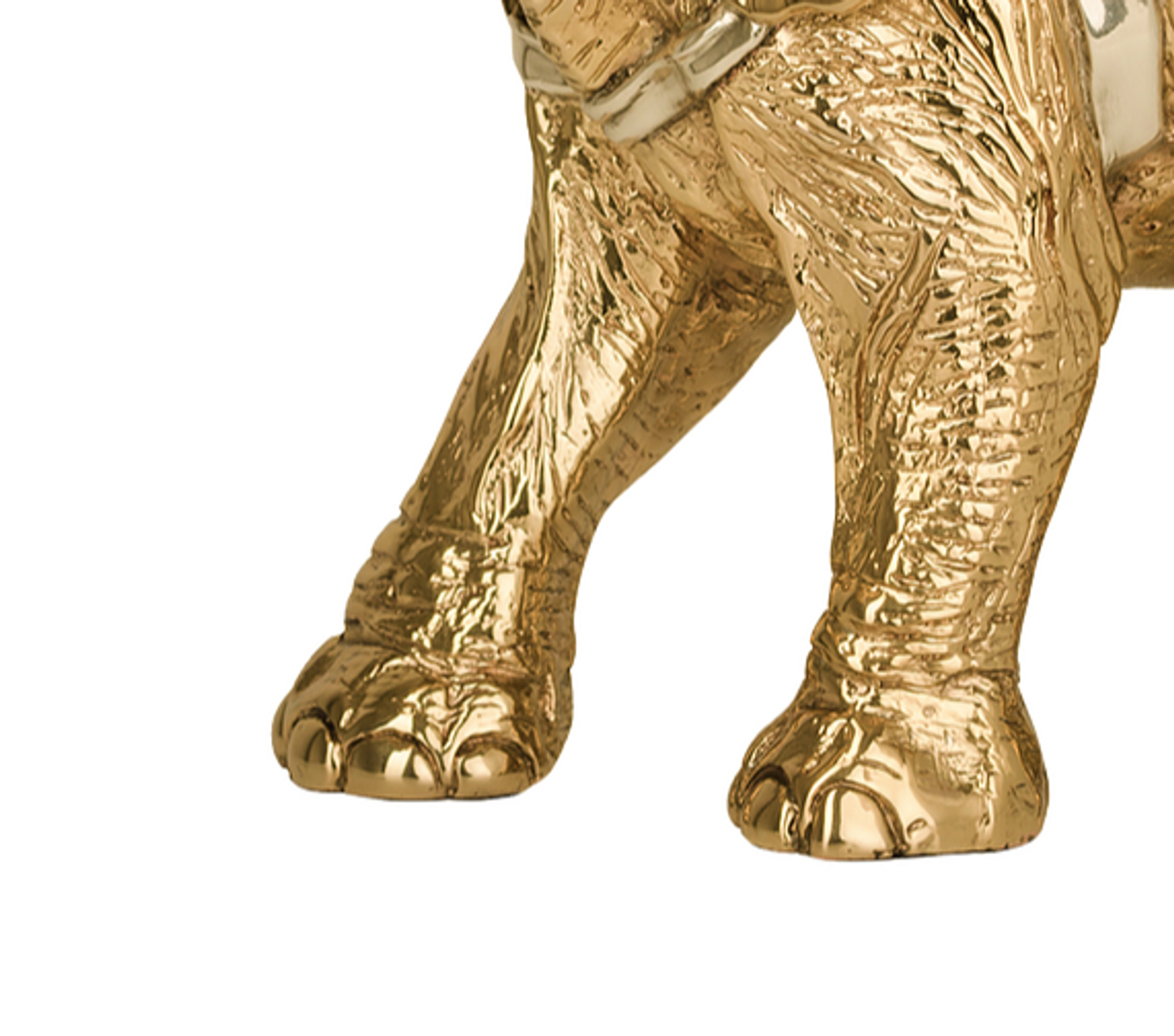 Indian Elephant 24k Gold Plated Sculpture | 7513