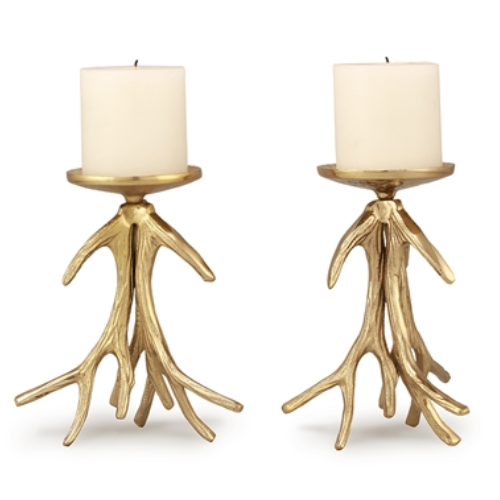 SPI Home Antler Pillar Candleholder - Thumbnail 2
