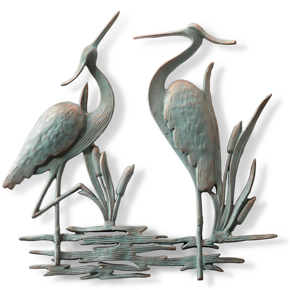 SPI Home Heron Wall Plaque