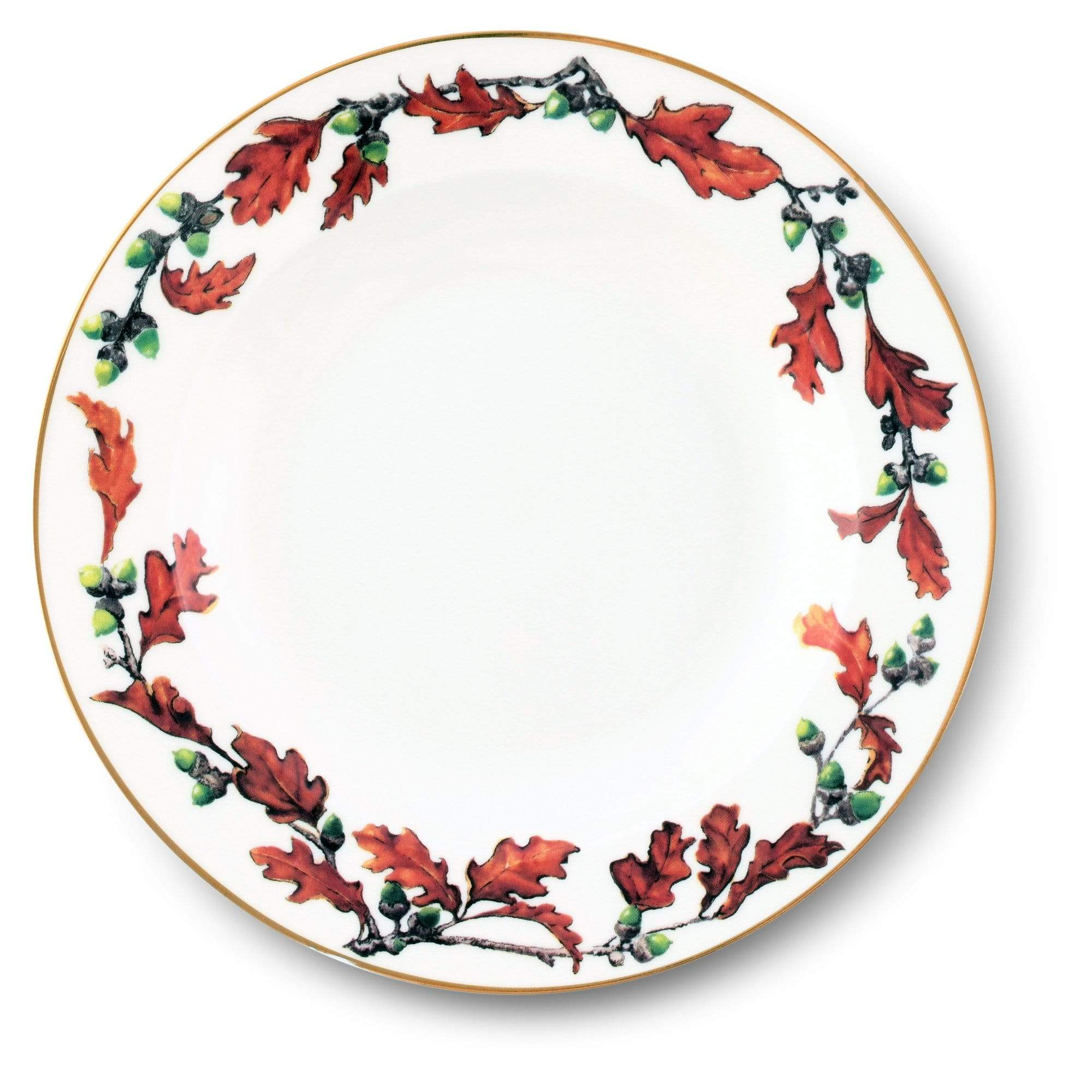 Norwood Acorn Pattern Dinner Plate | Bone China | Vagabond House