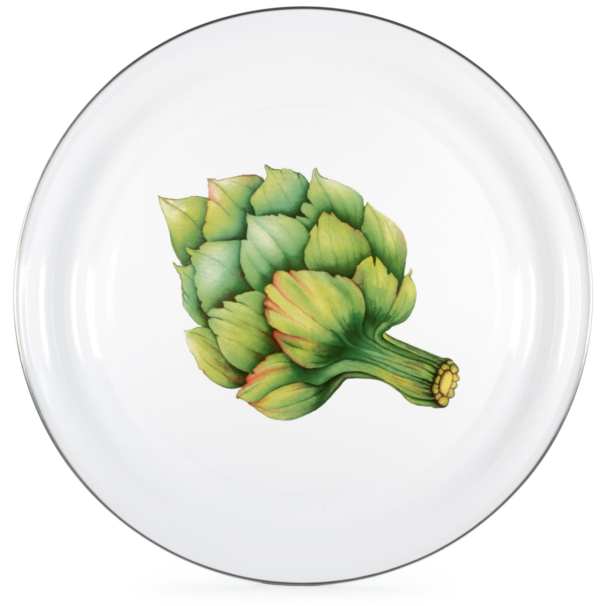 【ひまわり】エマブリッジ・ウォーター　Artichoke Plate Artichoke Medium Oval Platter – Angela Reed