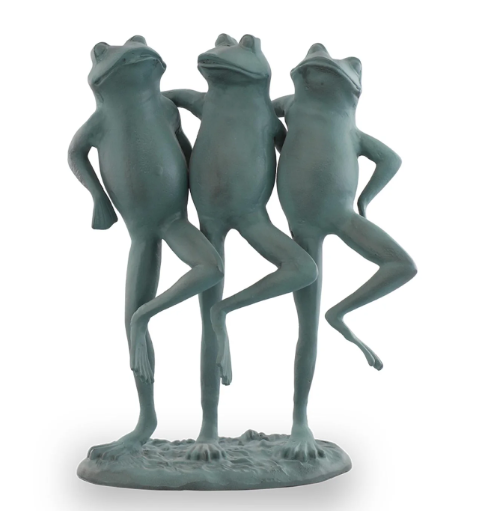 SPI Home Dancing Frog Garden Sculpture