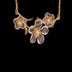 Peach Blossom Pendant Necklace