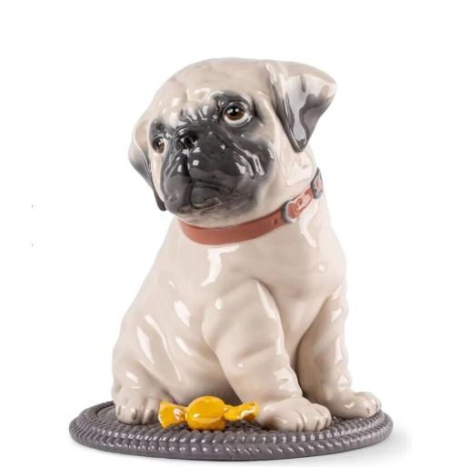 Lladro Puppy Pug Figurine - Thumbnail 4