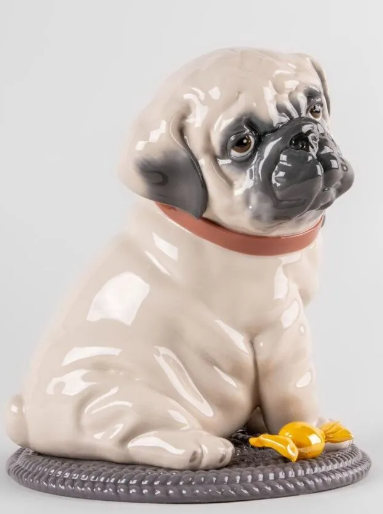Lladro Puppy Pug Figurine - Thumbnail 3