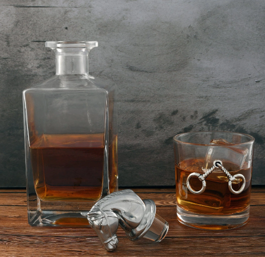 Arthur Court Designs Equestrian Decanter and Glasses - Thumbnail 2