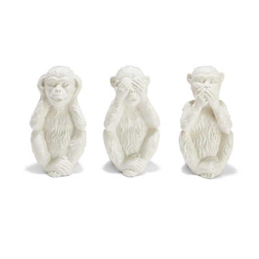 SPI Home Hear No Evil, See No Evil, Speak No Evil Monkeys - Thumbnail 4