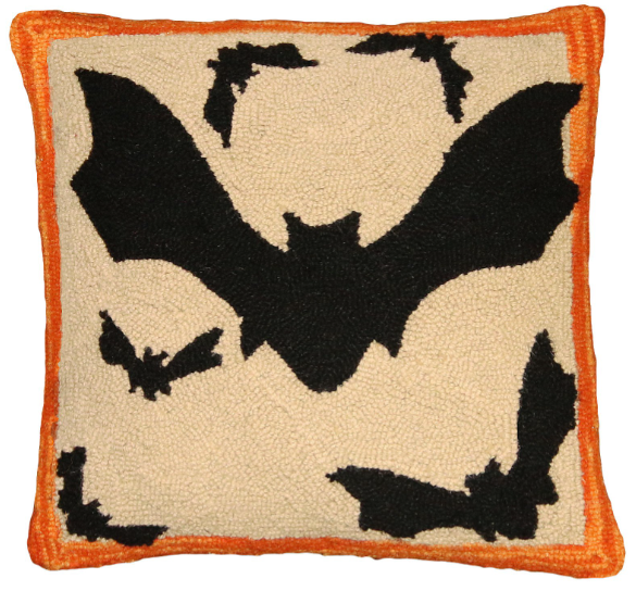 Michaelian Home Halloween Bat Down Pillow - Thumbnail 2