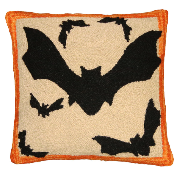 Michaelian Home Halloween Bat Down Pillow