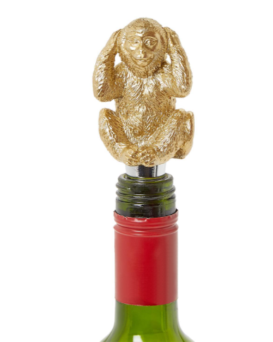 Two's Company Monkey Bottle Stoppers - Thumbnail 4