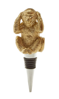 Two's Company Monkey Bottle Stoppers - Thumbnail 2